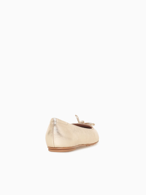 Ashlyn Light Champagne Leather Champagne / 5 / M