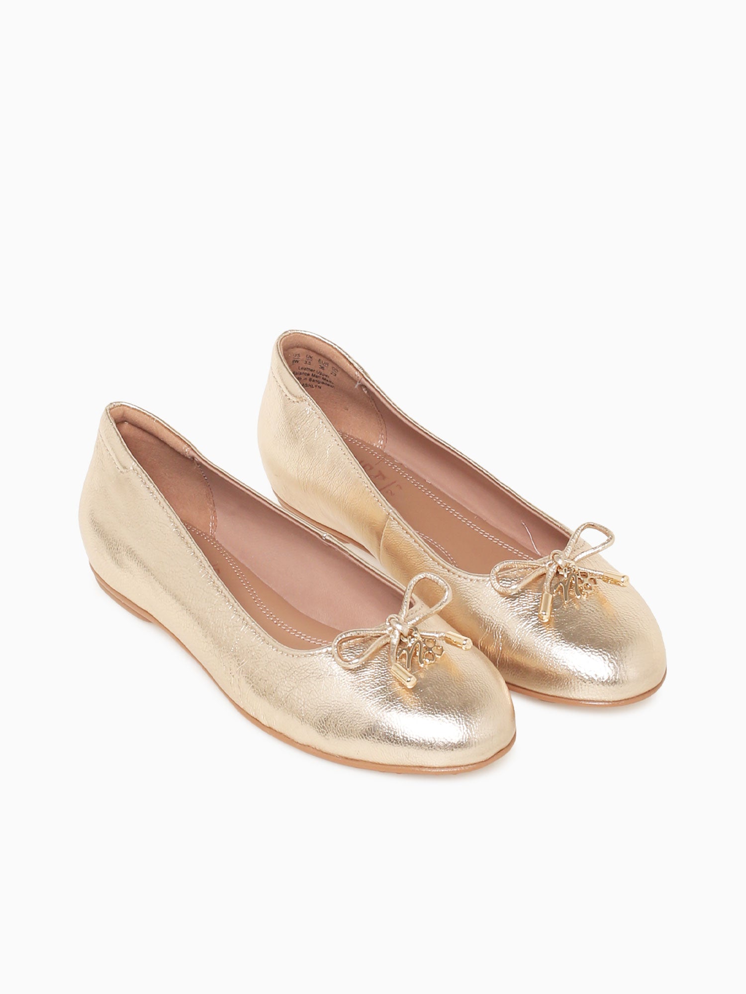 Ashlyn Light Champagne Leather Champagne / 5 / M