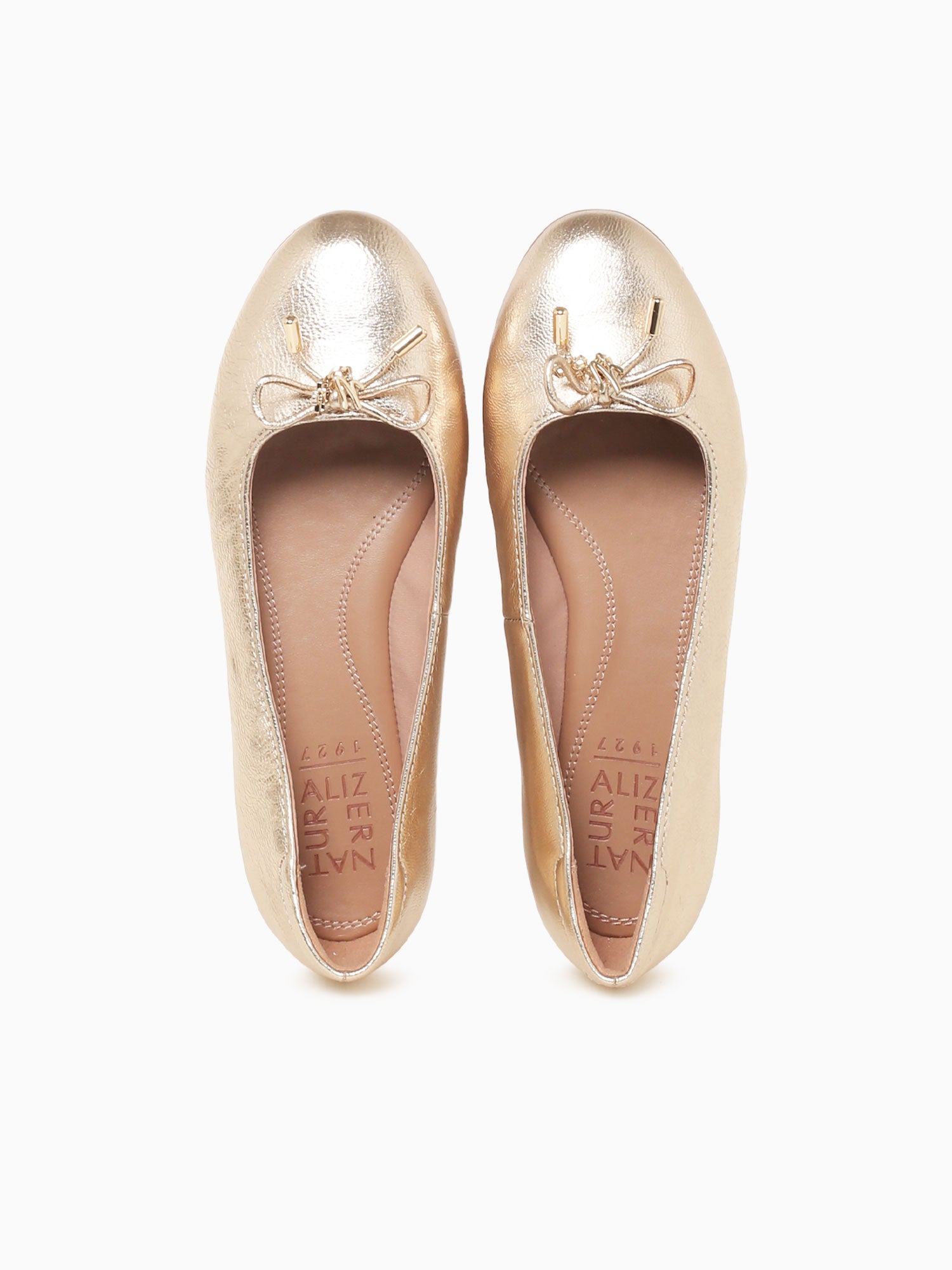 Ashlyn Light Champagne Leather Champagne / 5 / M