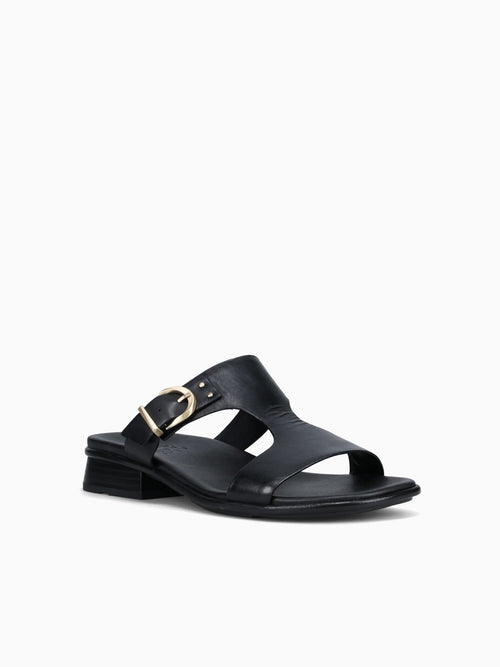 Beach Black Leather Black / 5 / M
