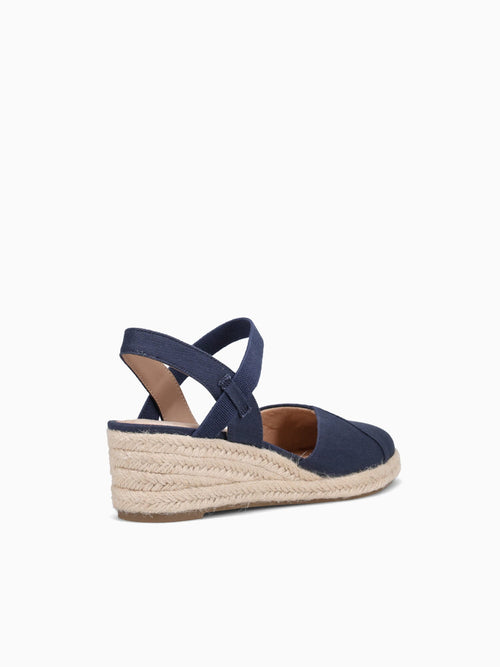 Pilar Lux Navy Canvas Navy / 5 / M