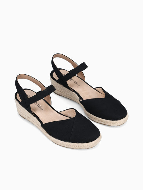 Pilar Black Canvas Black / 5 / M