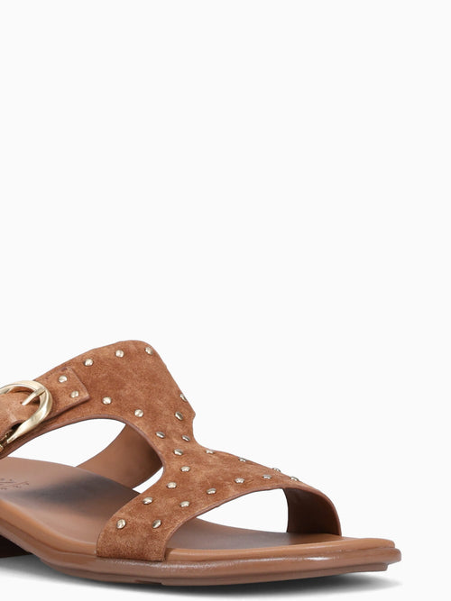 Beachstud Walnutwake Leather Brown / 5 / M