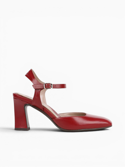 Frankie Red Leather Red / 5 / M