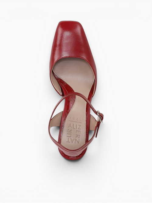 Frankie Red Leather Red / 5 / M