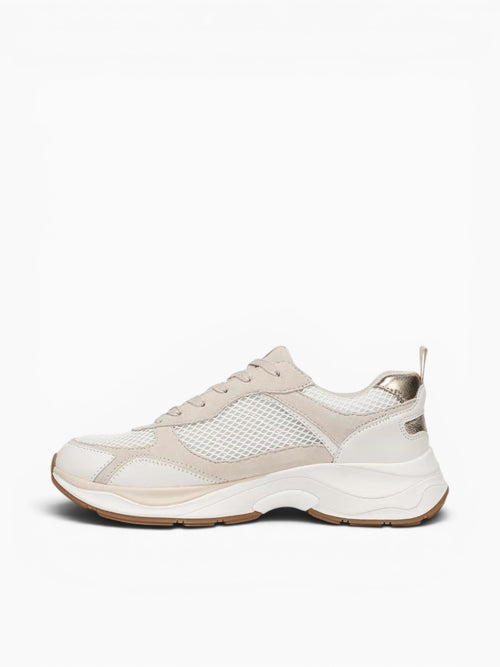 Zoie White Porcelain leather Fabric White Multi / 5 / M