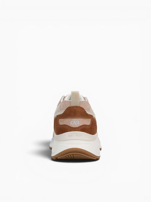 Zoie Ivory Pink Walnut leather Fabric Multi / 5 / M