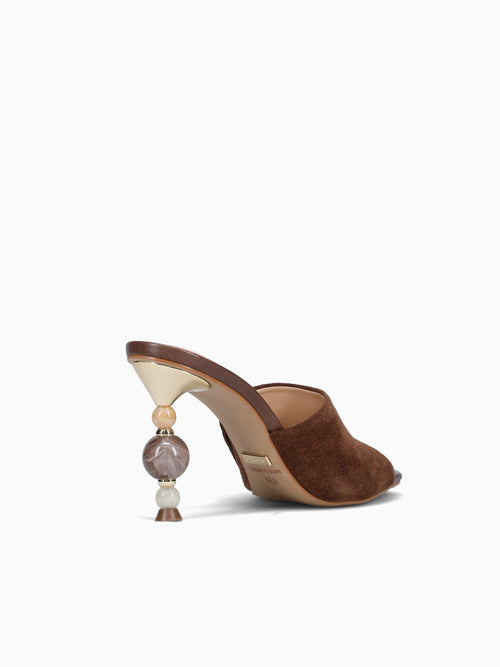 Isolde Brownie Suede Leather Brown / 5 / M