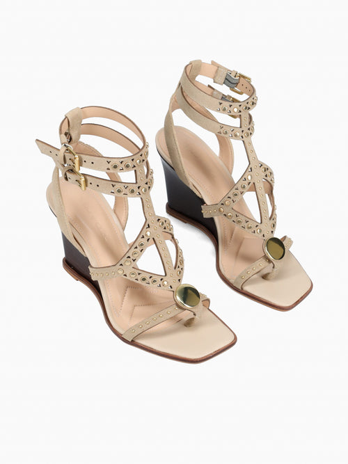 Beatrice Tortilha Suede Leather Natural / 5 / M