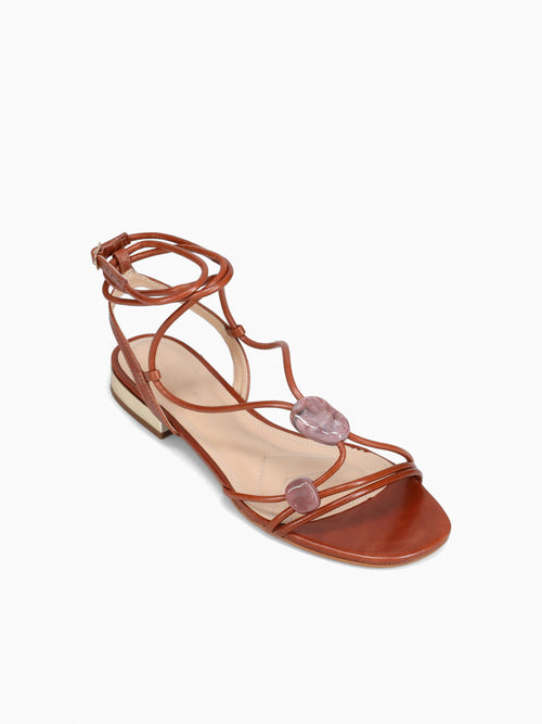 Aveline Cognac Torino Leather Tan / 5 / M