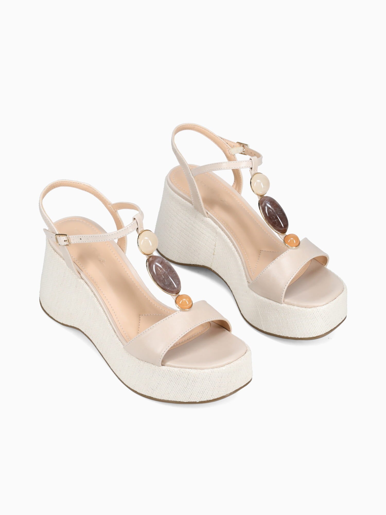 Margery Off White Torino Leather Off White / 5 / M