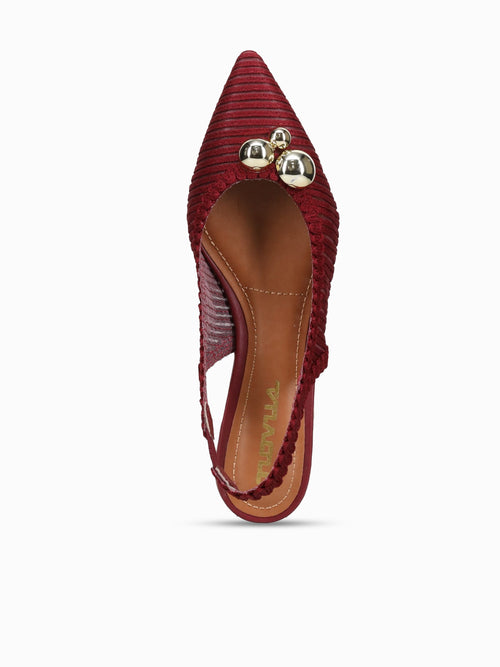 Susan Cabernet Weave Wine / 5 / M