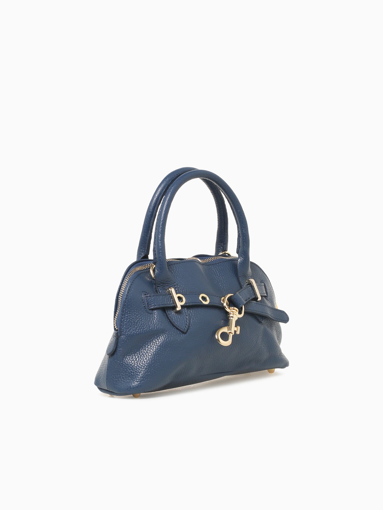 Eva Ring Hook Small Top Handle Blue Jean Blue
