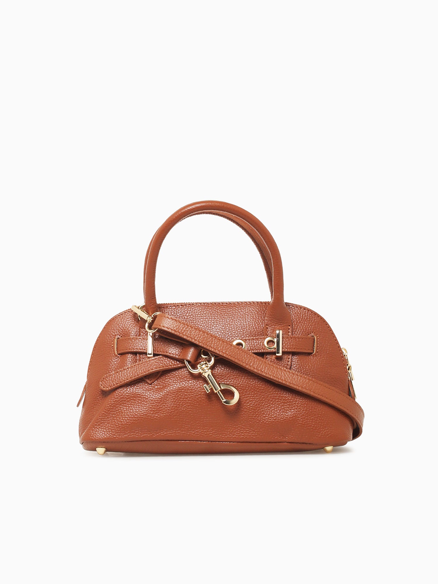 Eva Ring Hook Small Top Handle Cuoio Scu Medium Brown