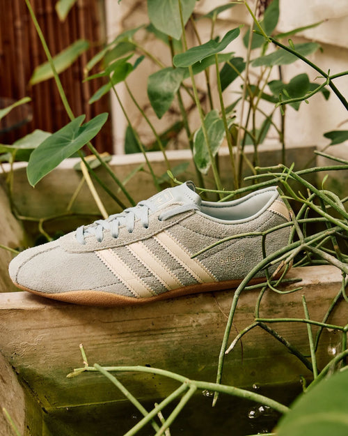 Tokyo W Sage Off white leather