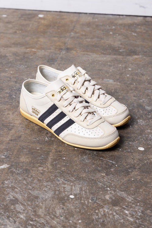 Japan Decon W Cream White Black leather
