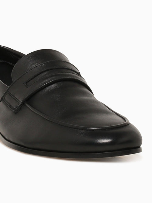 40233 Black Leather Black / 40 / M