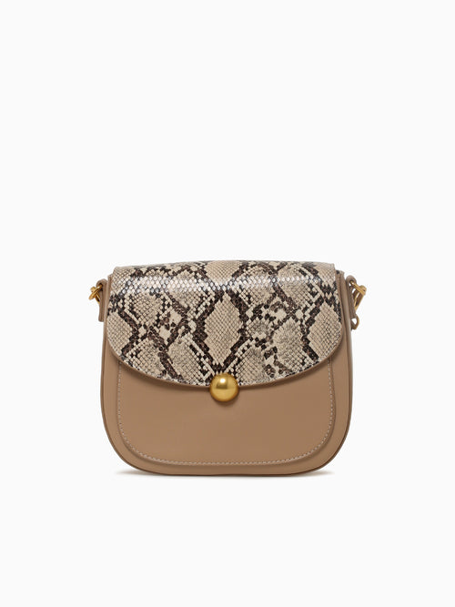 Very Crossbody Snake Taupe Taupe