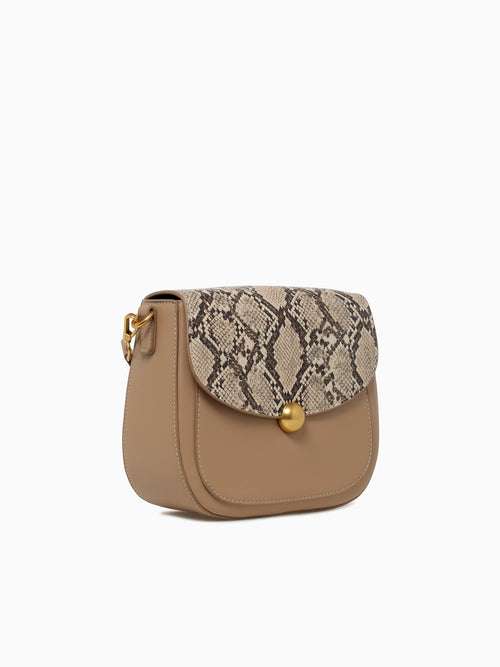 Very Crossbody Snake Taupe Taupe