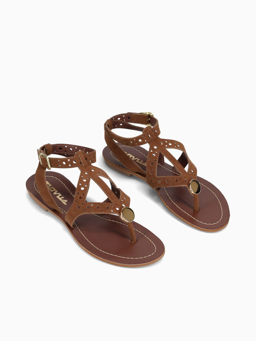 Ella Mae Café Suede Brown / 5 / M