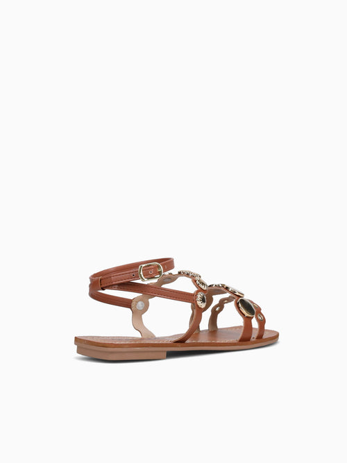 Josie Lynn Caramelo Ouro napa Tan / 5 / M