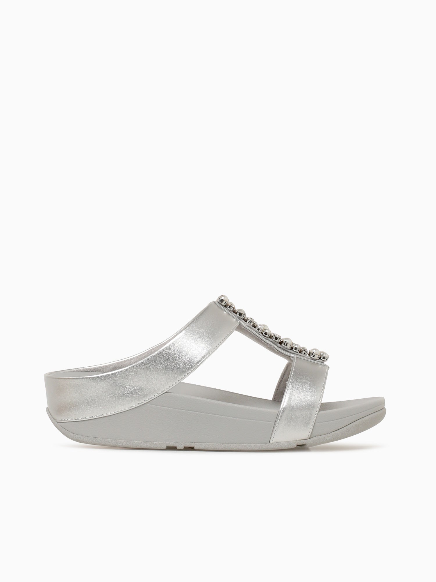 Fino Pearlscrystals Silver Leather Silver / 5 / M
