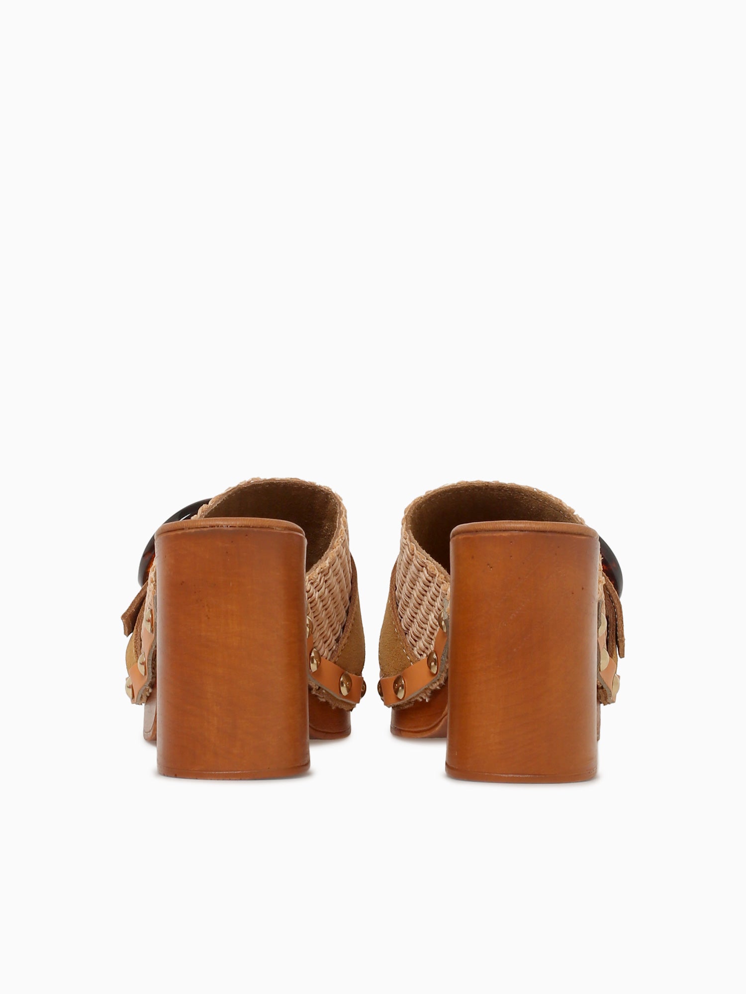 9420 Natural Brandy raffia Suede Natural / 36 / M