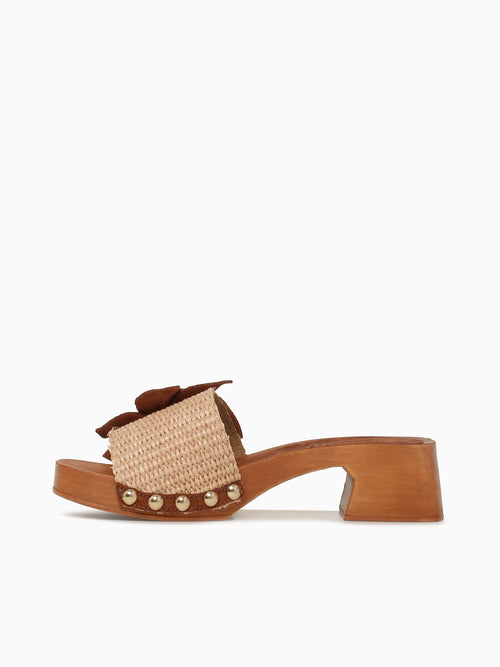 9459 Natural Cuoio raffia Suede Natural / 36 / M