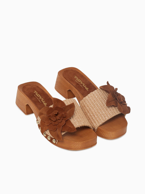 9459 Natural Cuoio raffia Suede Natural / 36 / M