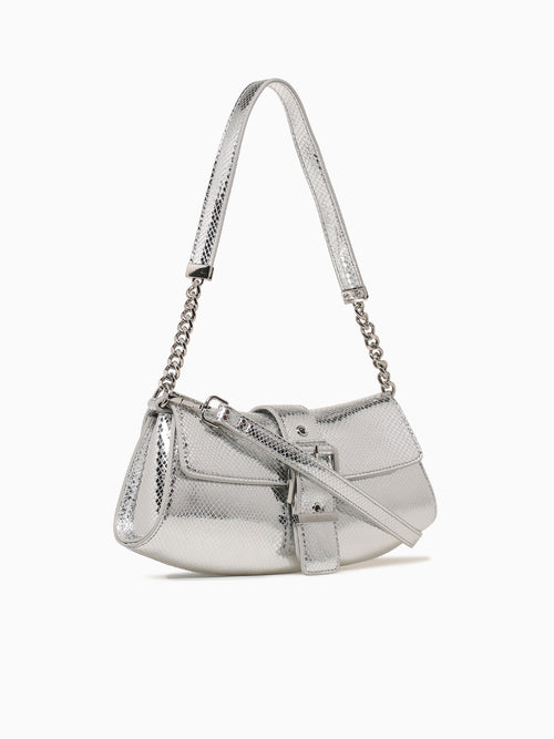 Yanira Shoulder Bag Silver Silver