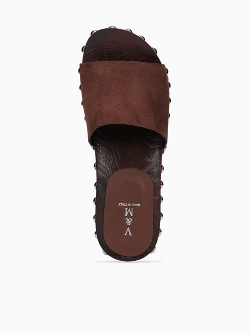 100 Testa Di Moro Suede Brown / 36 / M