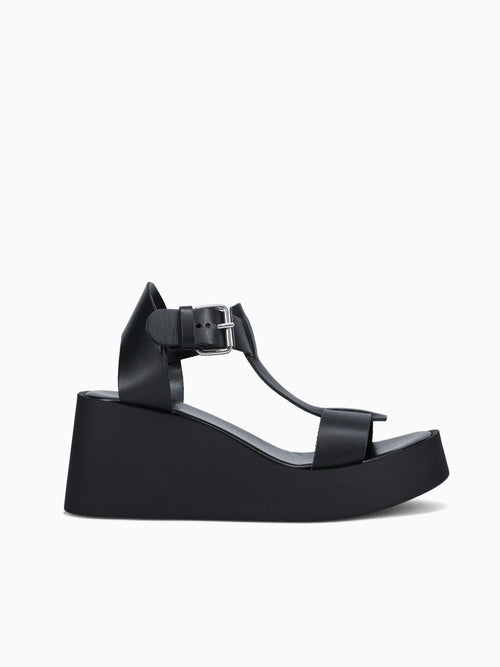 645 Black Leather Black / 36 / M