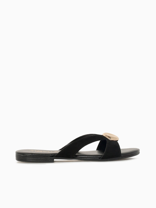 982r Black Kid Suede Black / 36 / M