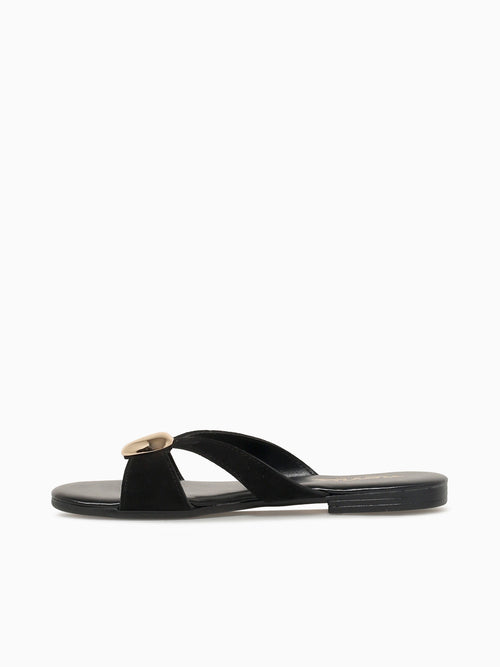 982r Black Kid Suede Black / 36 / M