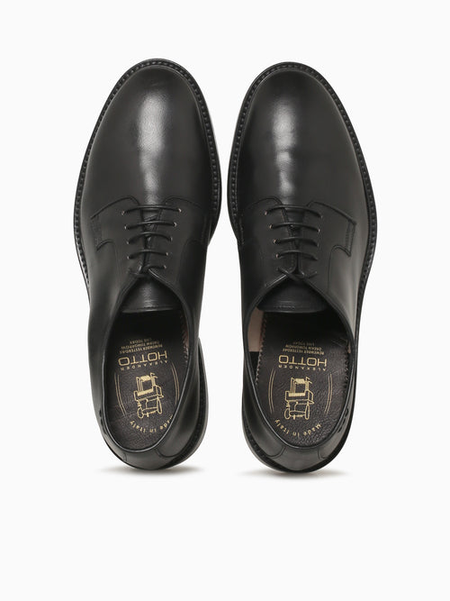 69013 Nero Supreme Leather Black / 40 / M