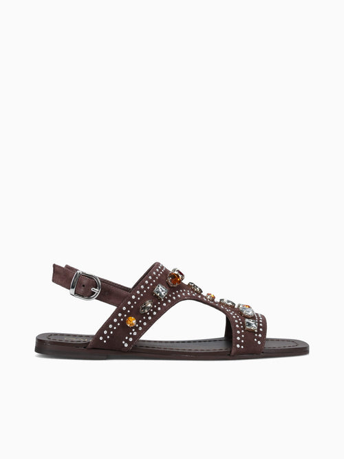 Gialis Brown Suede Brown / 5 / M