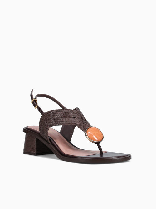 Giannes Brown Bordado Brown / 5 / M