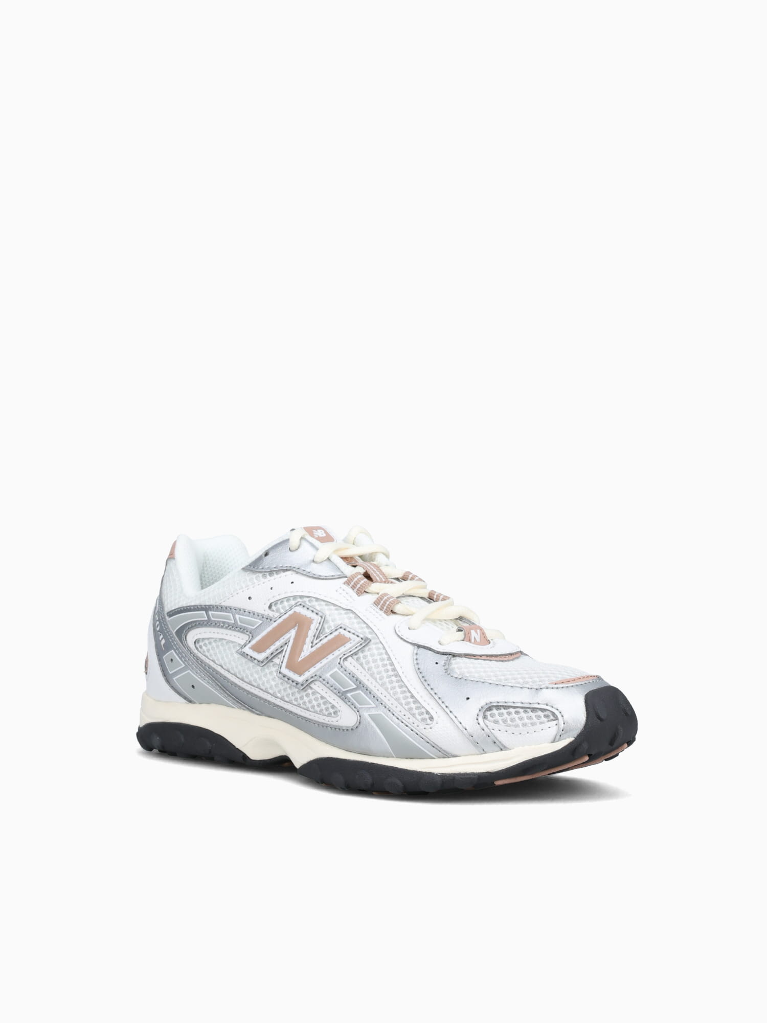 204l Silver Taupe suede Mesh Silver / 4 / M