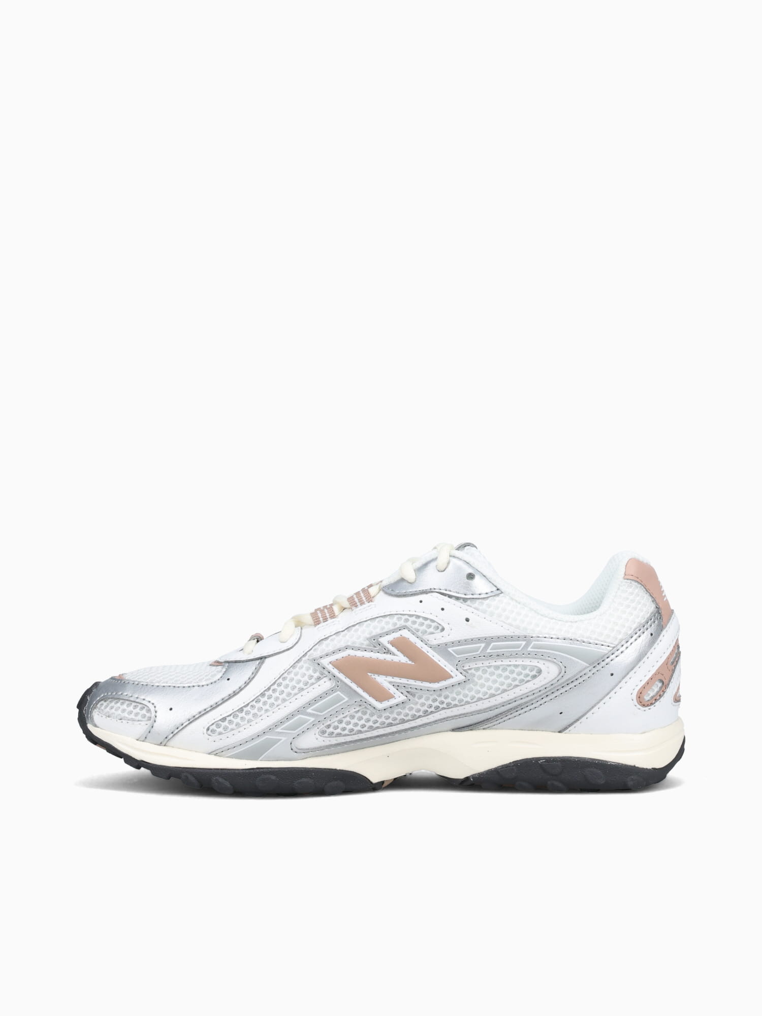 204l Silver Taupe suede Mesh Silver / 4 / M