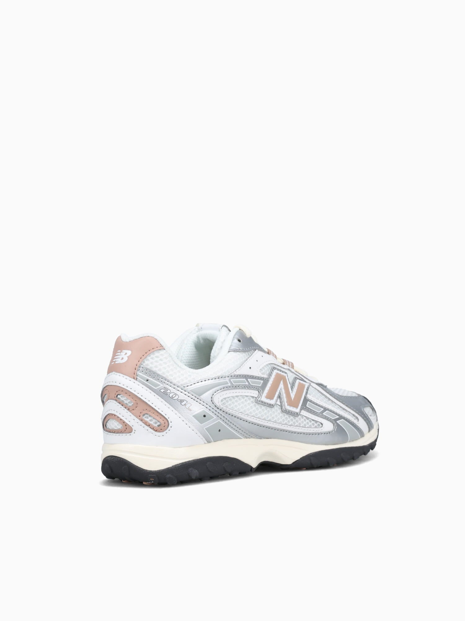 204l Silver Taupe suede Mesh Silver / 4 / M