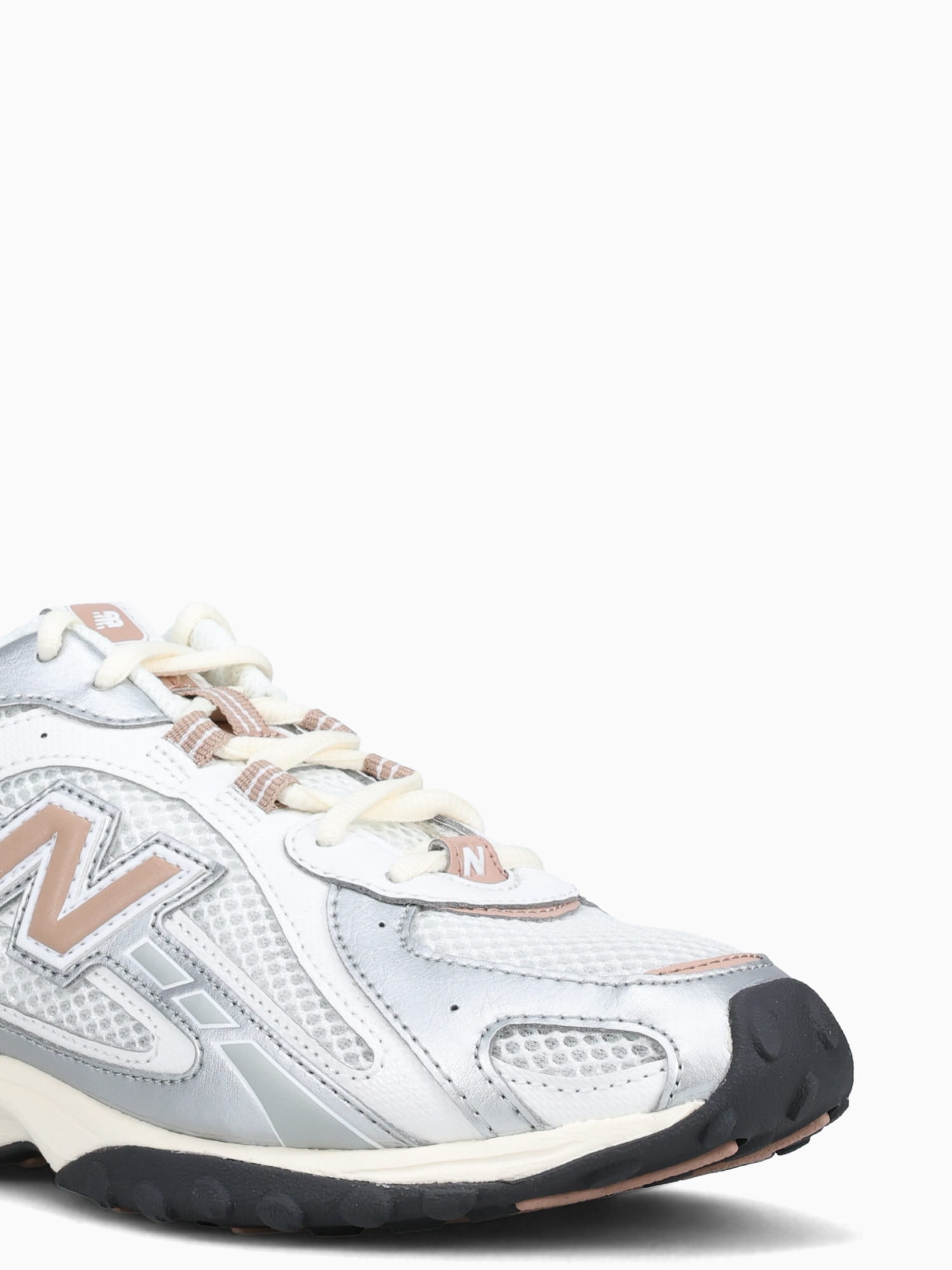 204l Silver Taupe suede Mesh Silver / 4 / M