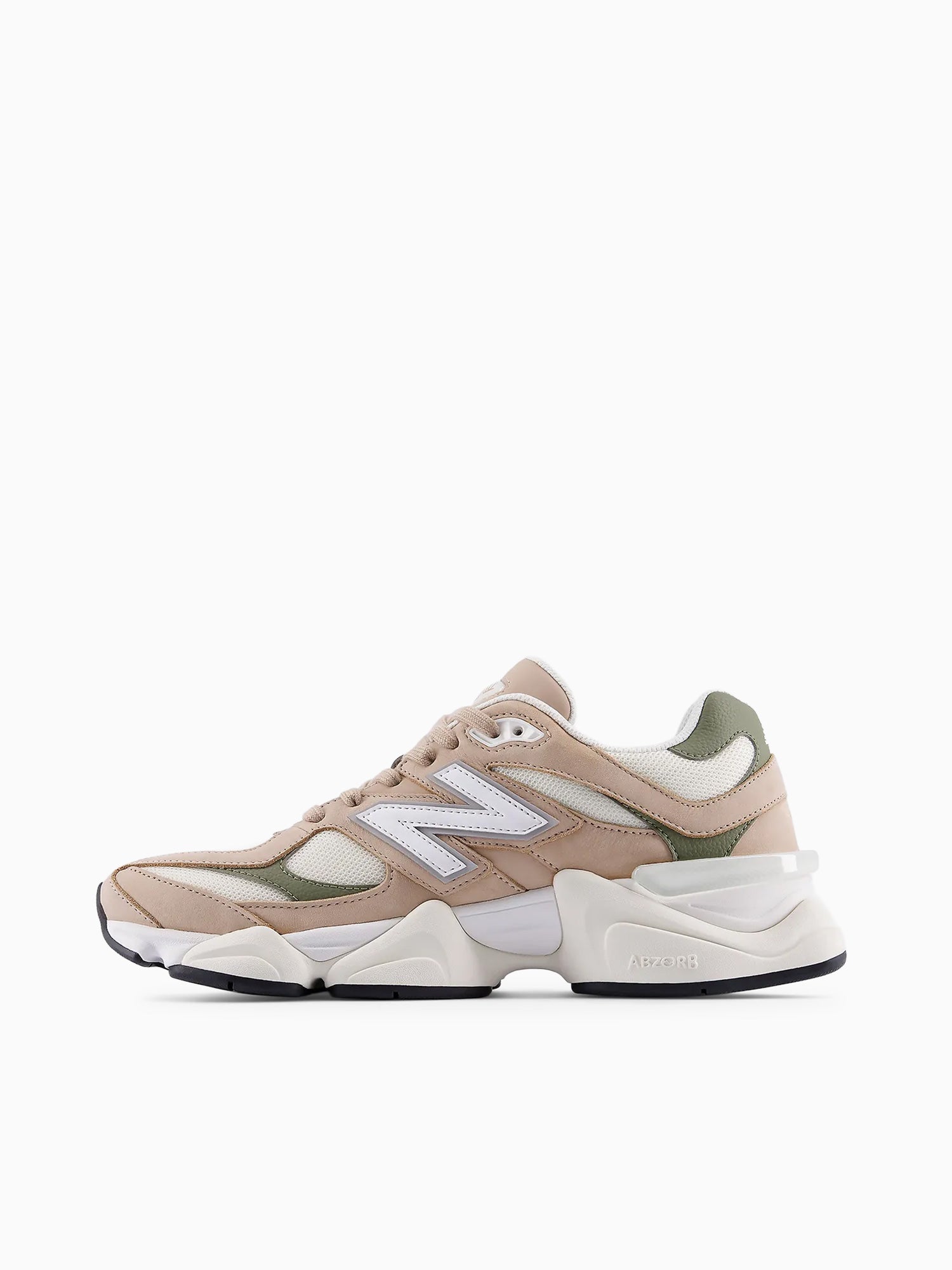 9060 Beige Green leather Beige / 4 / M