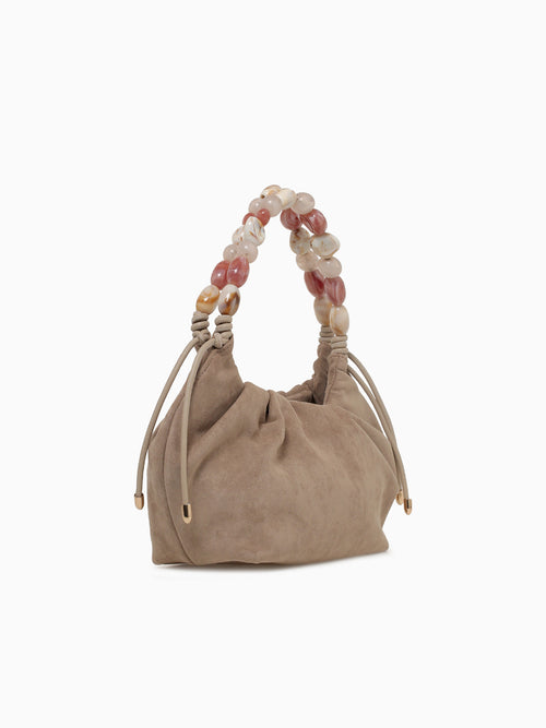 Vivian Top Handle Taupe Taupe
