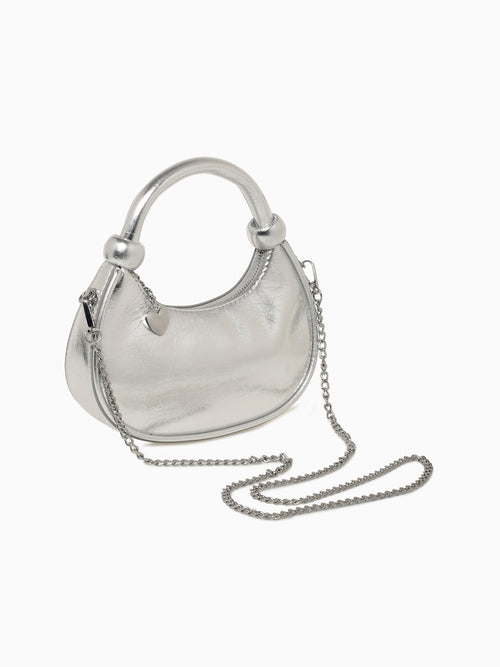 Lucy Top Handle Silver Silver