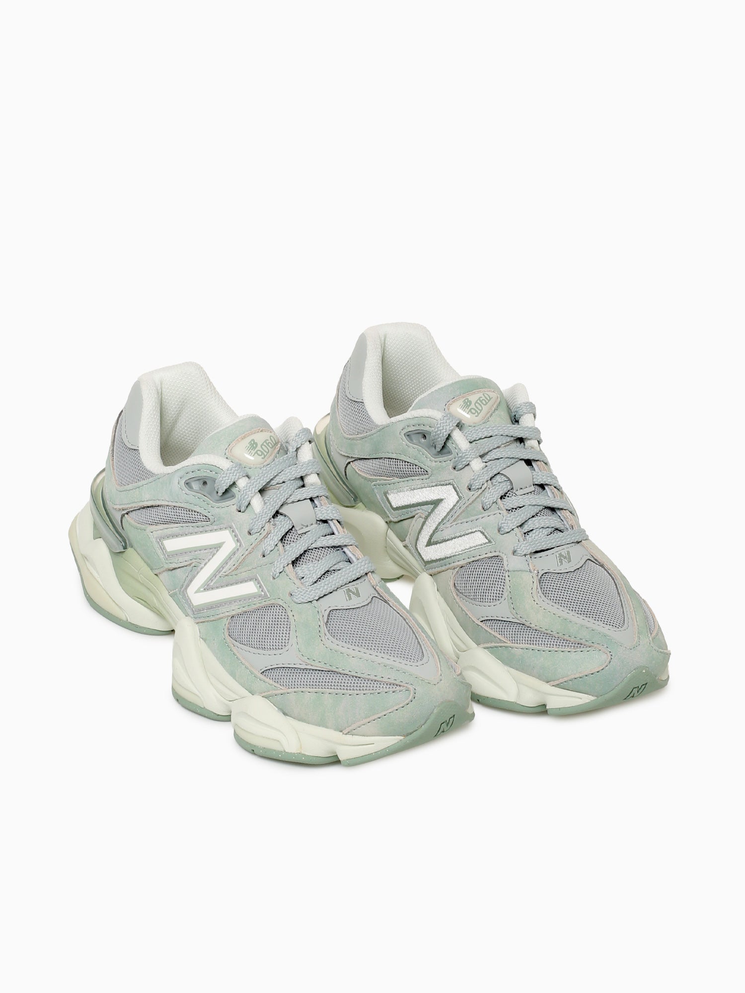 9060 Mosai Green suede Light Green / 4 / M