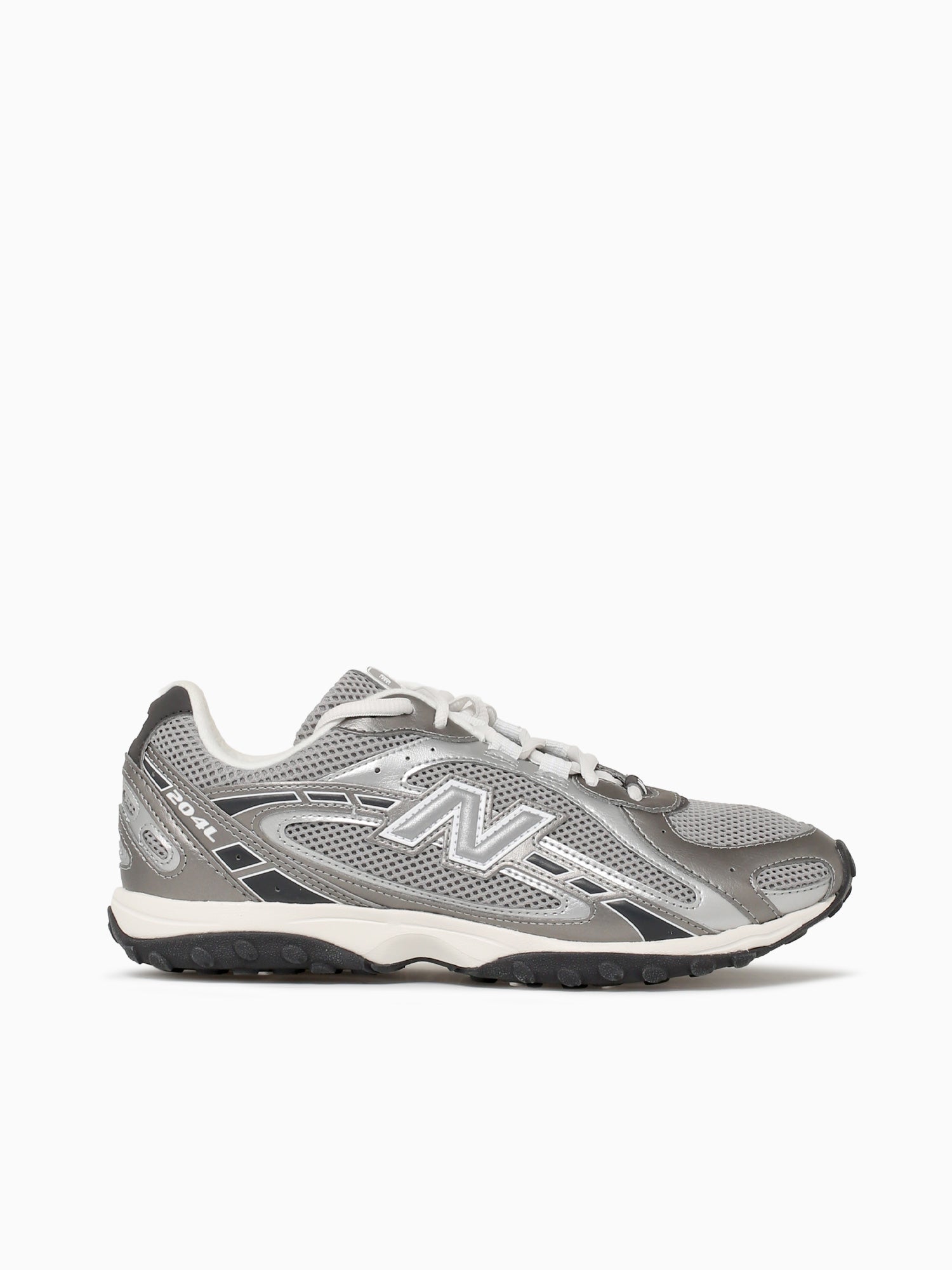 204l Silver Metallic Leather Silver / 4 / M