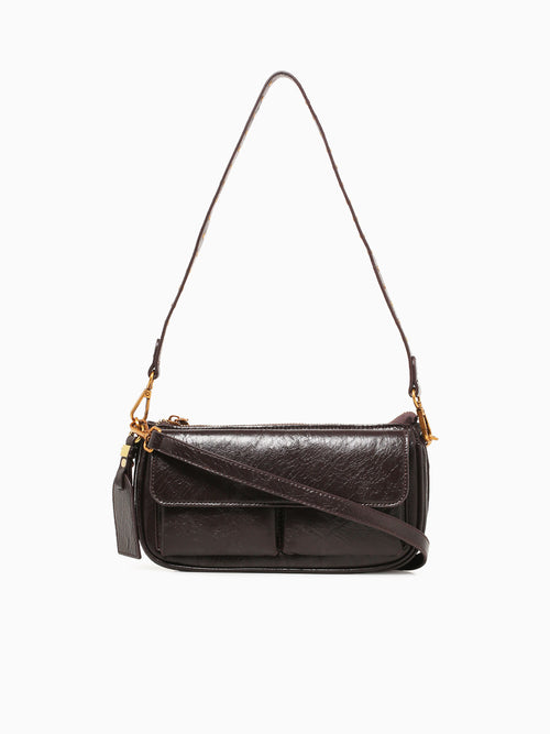 Ana Shoulder Bag Brown Brown