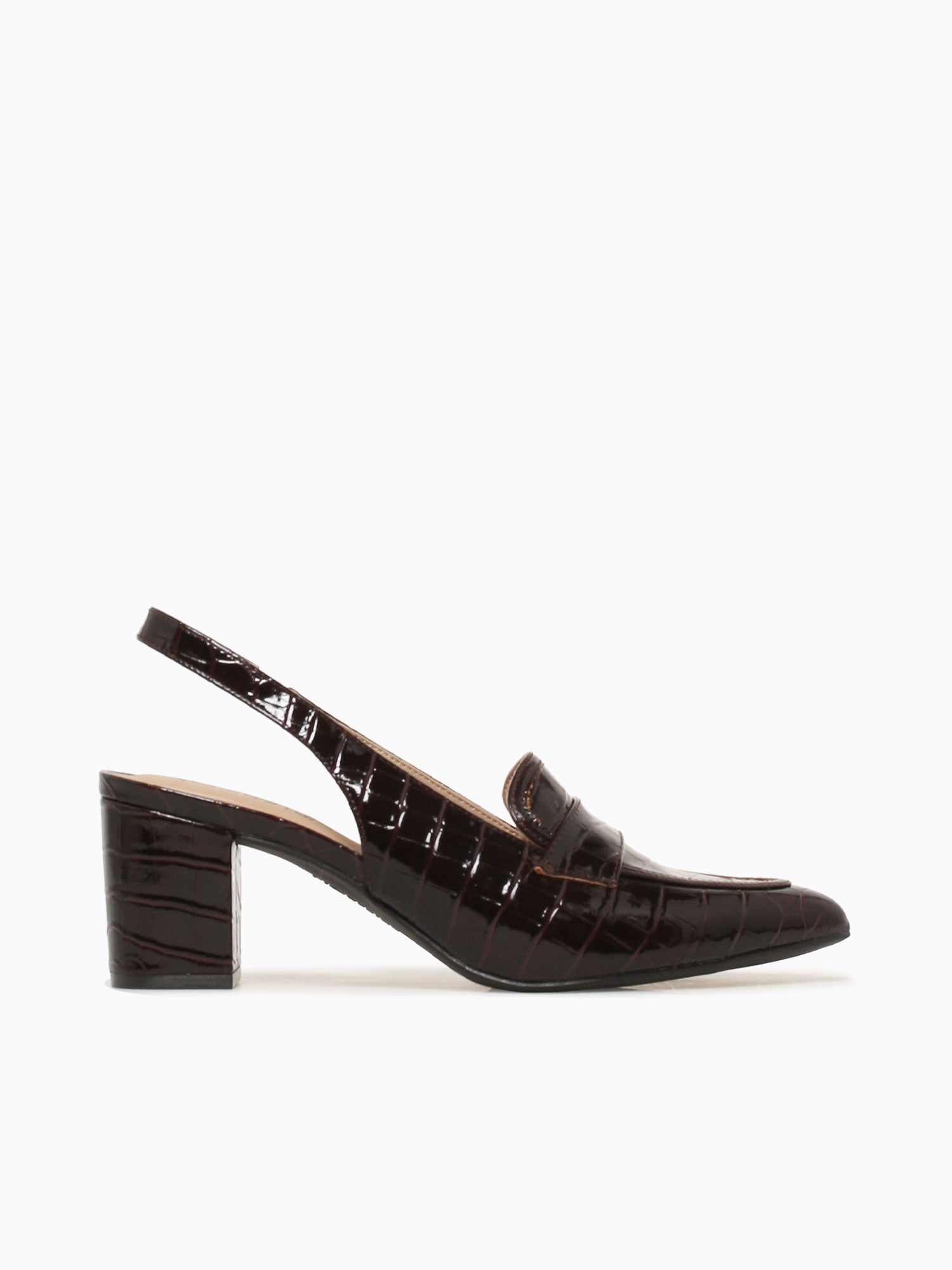Angel Chocolate Croco Dark Brown / 5 / M