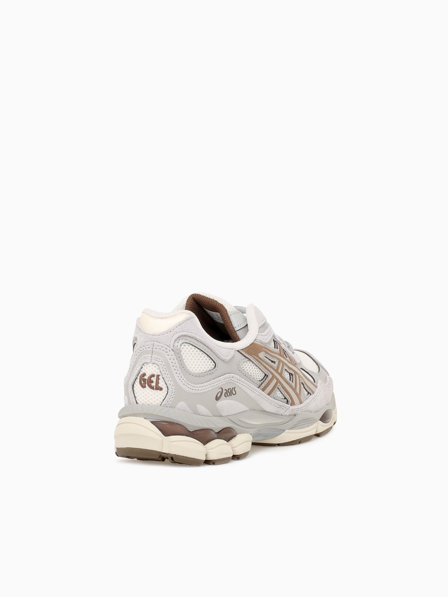 Gelnyc Cream Cement grey leather Mesh Grey / 8 / M