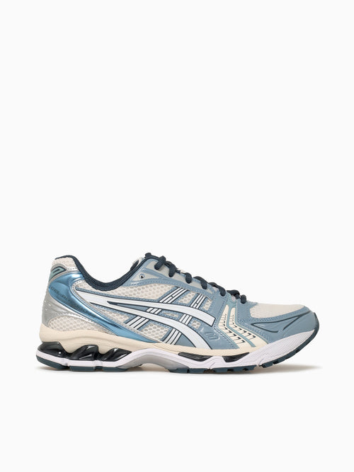 Gelkayano 14 Cream Indigo leather Mesh Blue / 8 / M